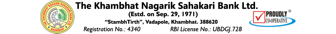 The Khambhat Nagarik Sahakari Bank Ltd.